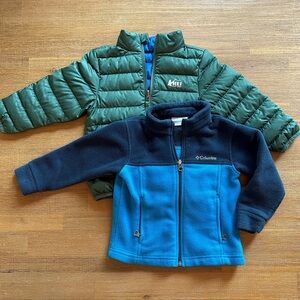 Lot of 2 toddler jackets, size 3T